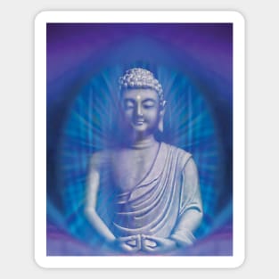 Radiant Buddha Focus Sticker